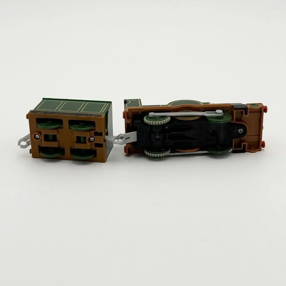 Mattel Thomas the Train Trackmaster Emily Green Train and Tender TESTED and WORK